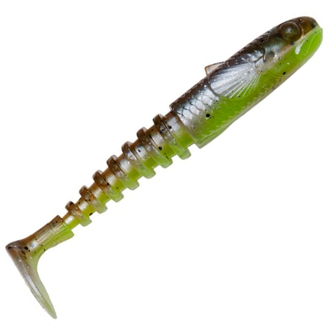 Savage Gear Gobster Shad 9 cm jigg 5 st/pkt Green Pearl Yellow - Savage Gear