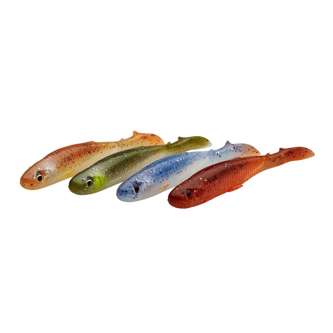 Savage Gear Slender Scoop Shad 15 cm Clear Water Mix 4 st/pkt - Savage Gear