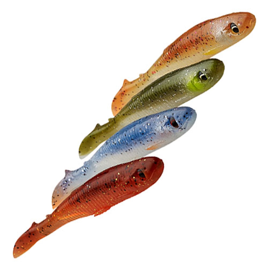 Savage Gear Slender Scoop Shad Clear Water Mix 11 cm 4 st/pkt - Savage Gear