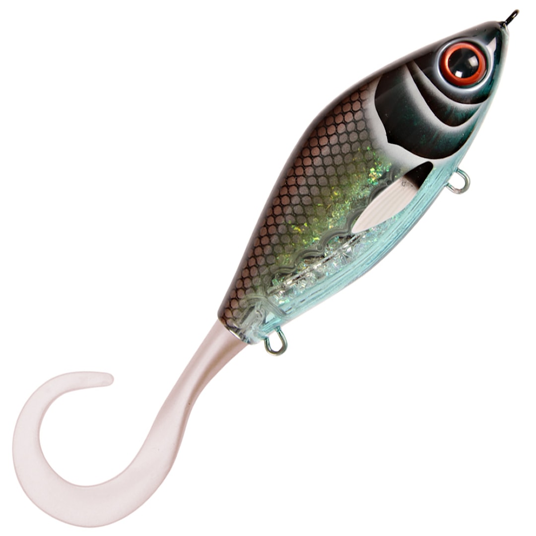 Strike Pro Guppie jerkbait Midnight Shiner - Pearl White - Strike Pro