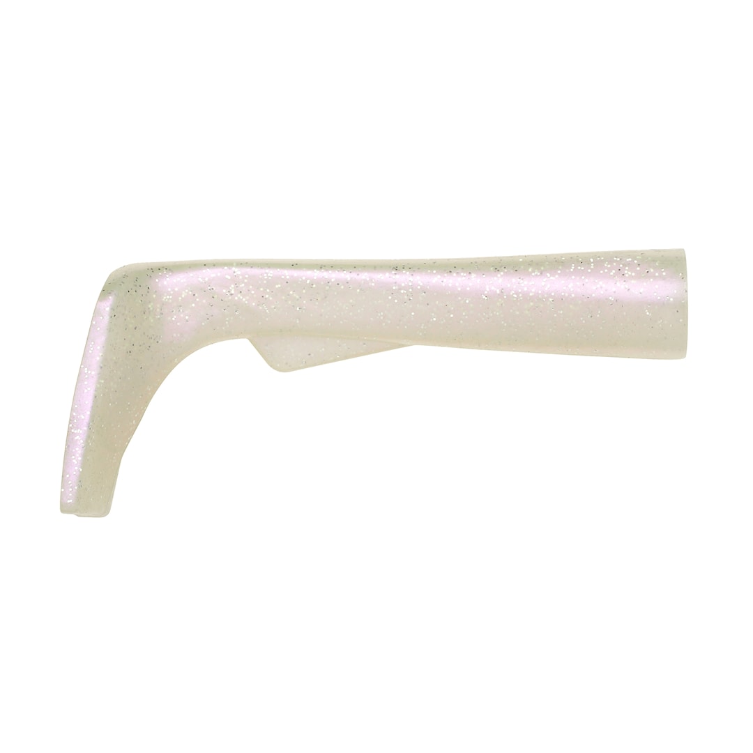 Svartzonker Big Paddle reservstjärt 2 st/pkt Pearl White - Svartzonker