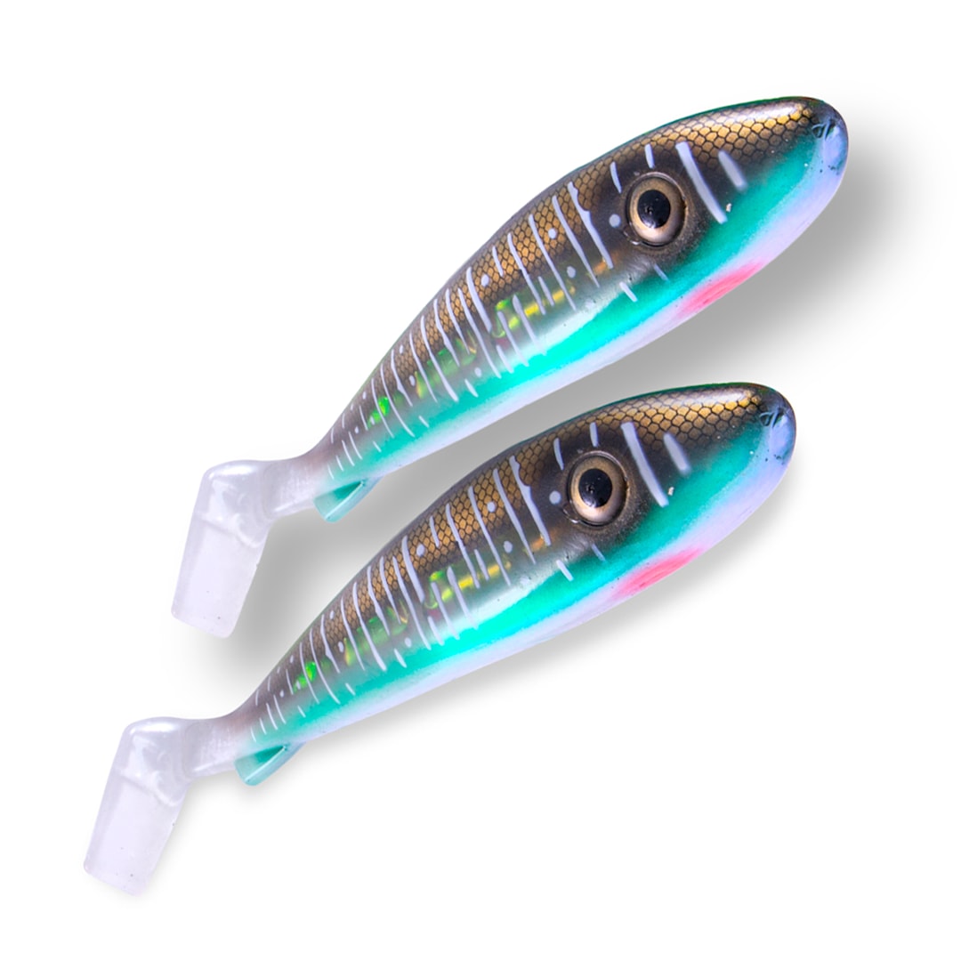 Svartzonker UV Series McRubber Jr 17 cm 2 st/pkt Electric Pike Flash - Svartzonker