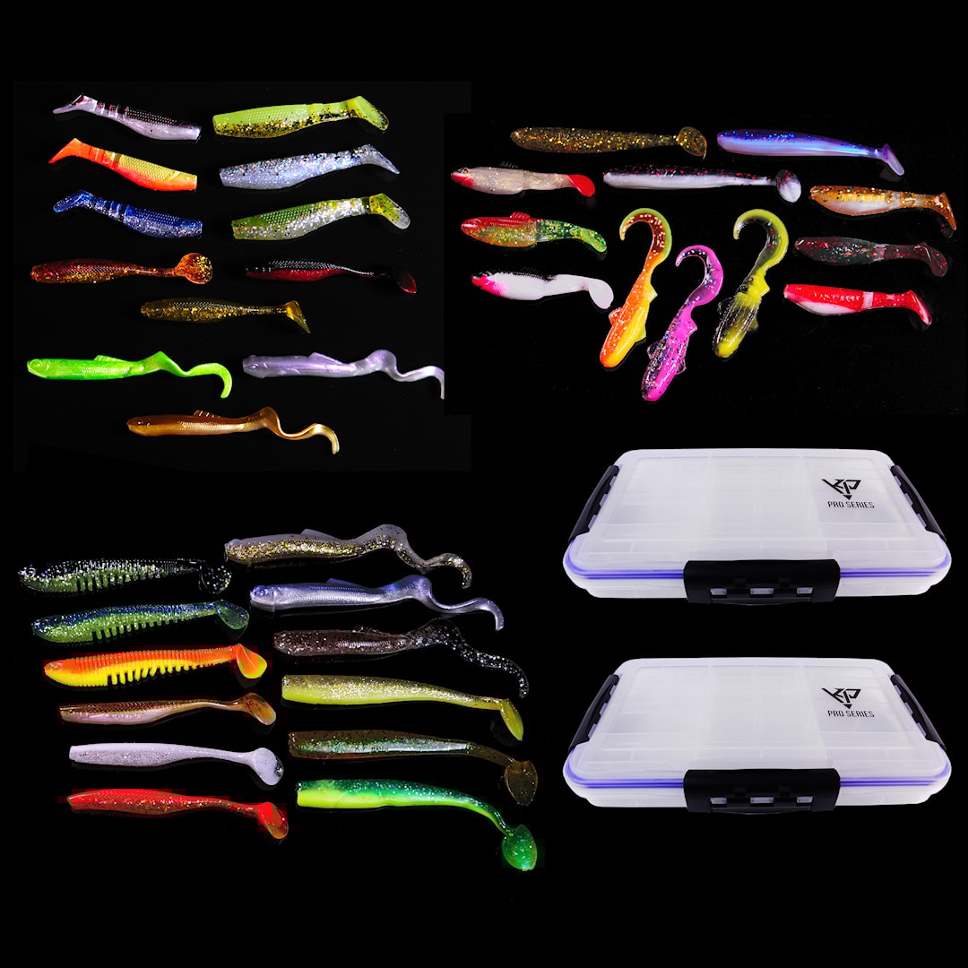 Team K.P Baits Total Pro jiggsats 132 st. + betesaskar 2 st. - K.P Baits