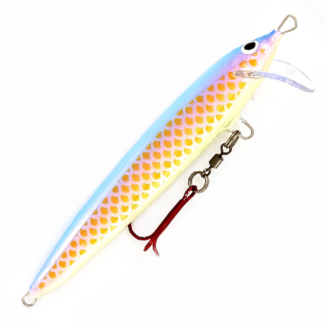 HK Varma Pinta PRO 13 cm wobbler Kulta Sinipuuro, guld hologramglitter - HK Varma