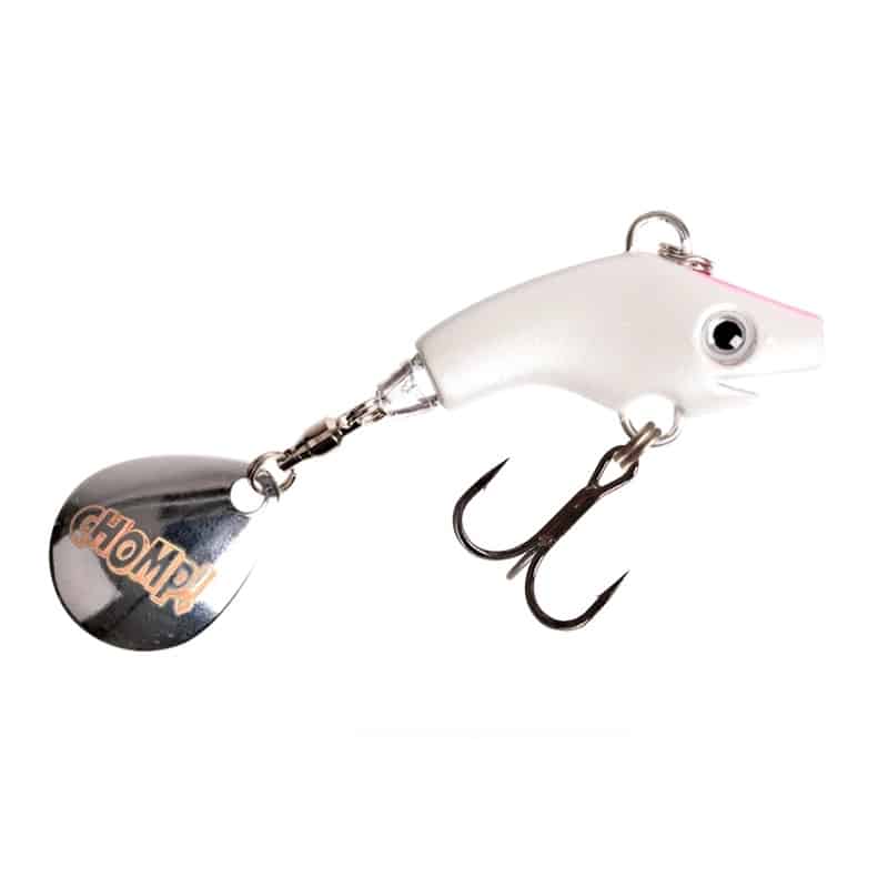 The Pig Jig Spin - 15g - White Lotus - Silver