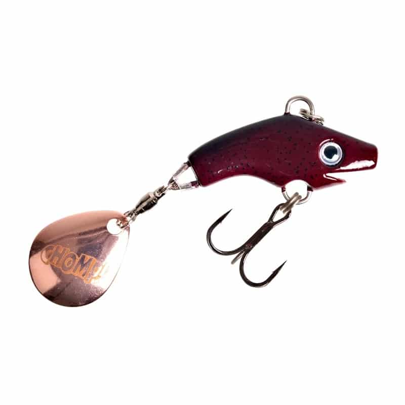 The Pig Jig Spin - 15g - Motoroil Pepper - Copper