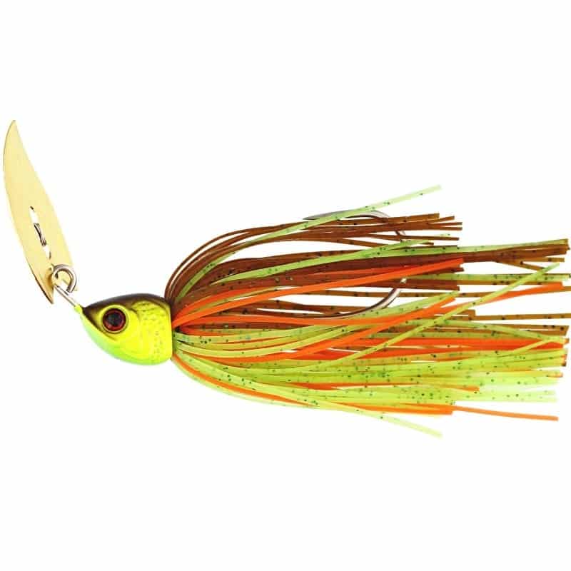 Westin Bladebite V2 Tungsten Bladed Jig 7g Sinking Brown Chartreuse