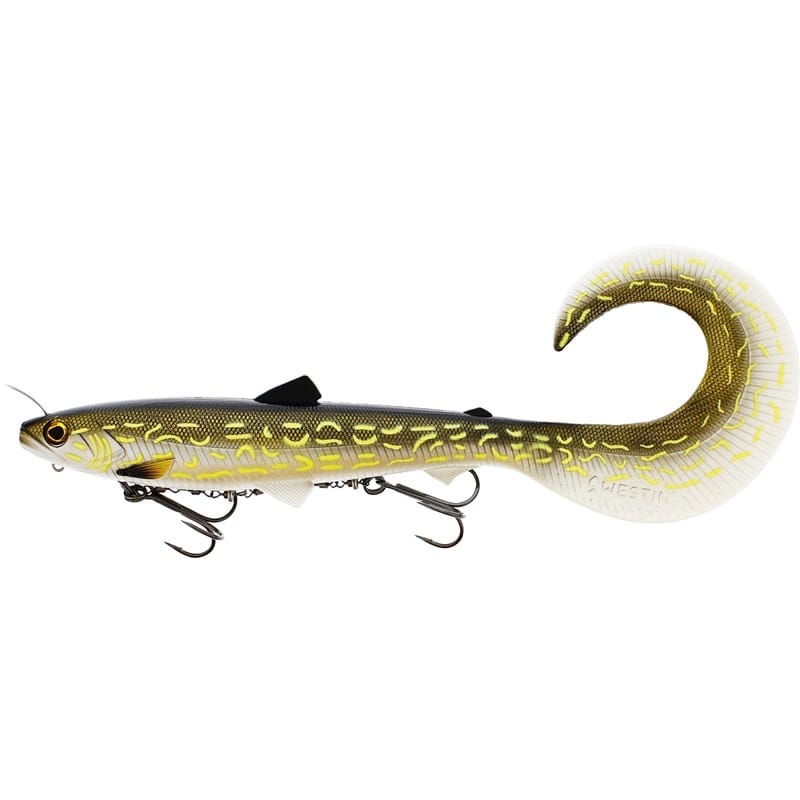 Westin Bullteez Curltail Inline 33cm 230g Sinking Natural Pike 1pcs