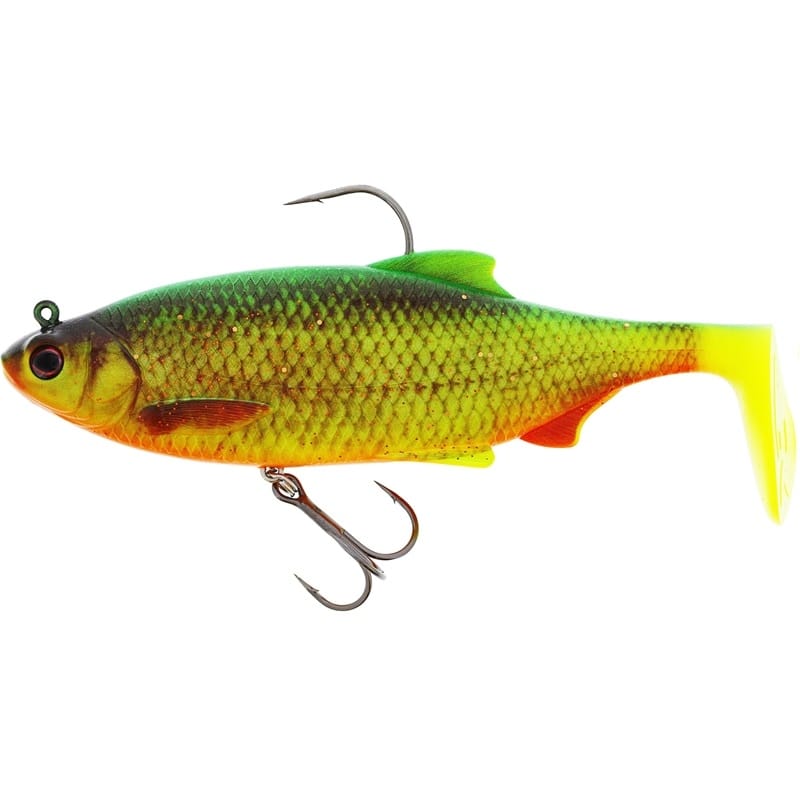 Westin Ricky The Roach Shadtail R 'N R 18cm 113g Sinking Firetiger Rudd 1pcs