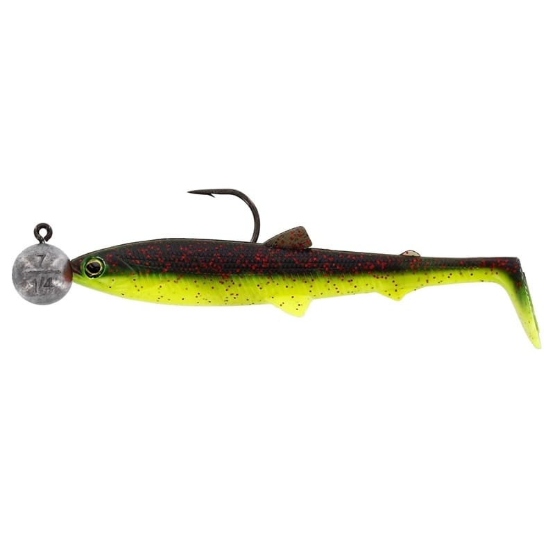 Westin Bullteez 9,5cm R 'N R 7g #4/0 Black/Chartreuse 1pcs
