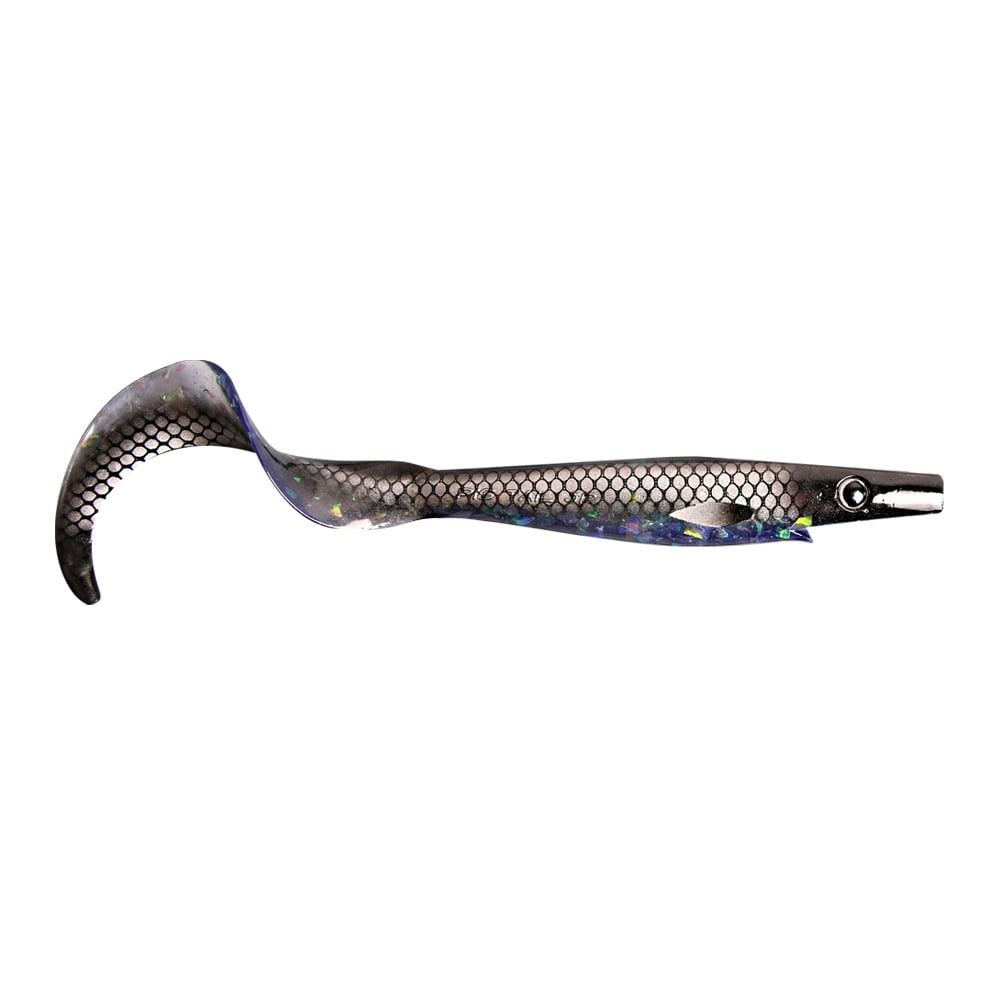 Pig Tail Jr - 23cm, 37g - Midnight Shiner - 2pcs