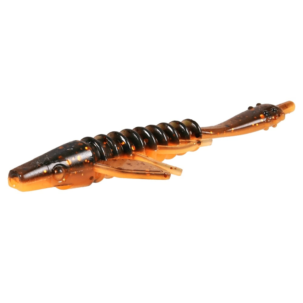 Pigster Gecko, 8,5cm, 2,5g - Black Pumpkin - 4pcs