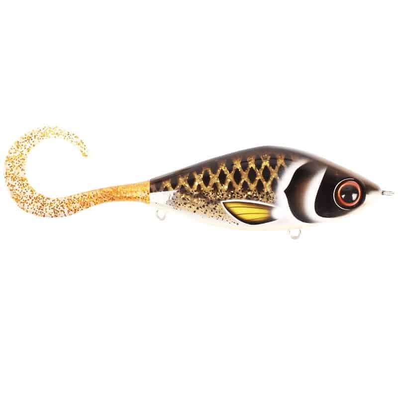 Strike Pro Guppie Jr - 11cm - 70g - Spotted Bullhead - Gold Glitter