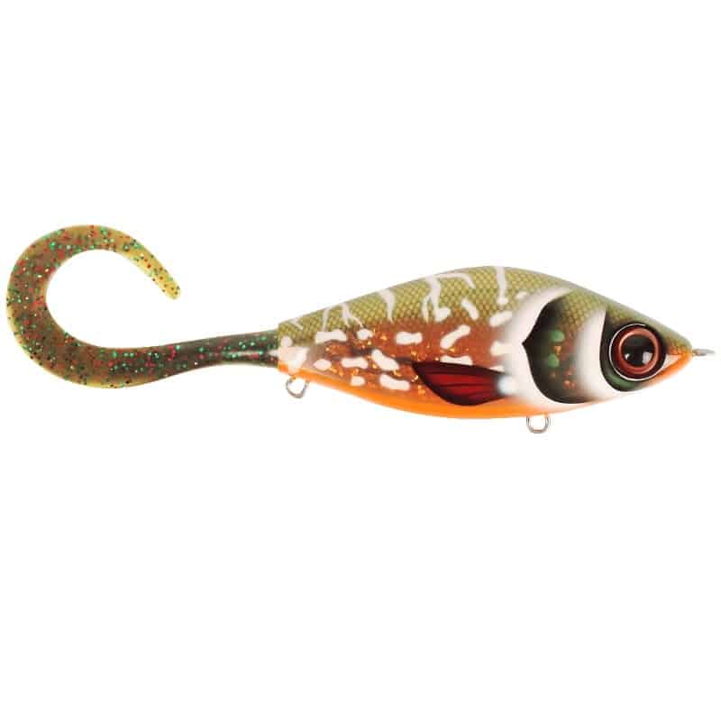 Strike Pro Guppie Jr - 11cm - 70g - Copper Pike - Mossgreen Glitter