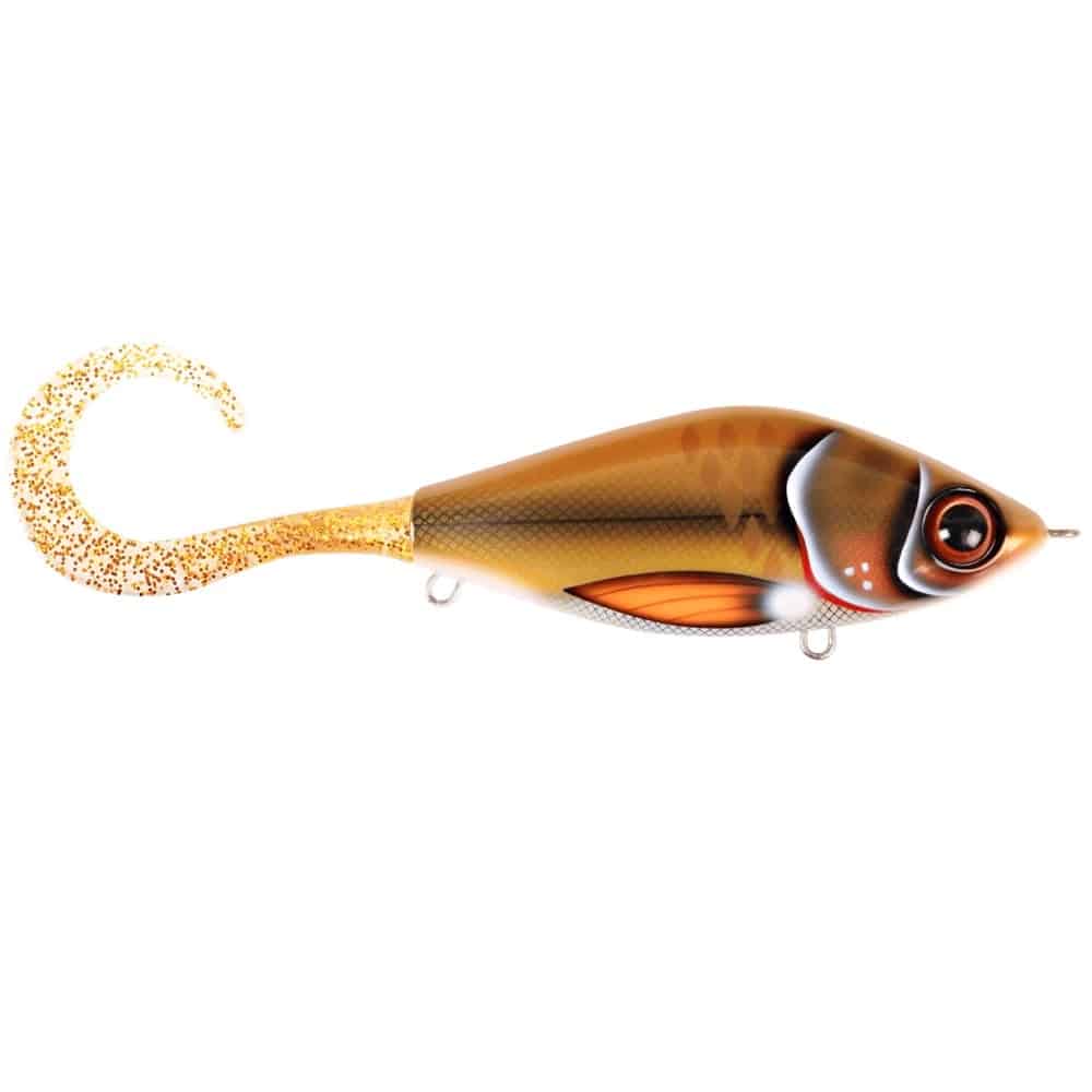 Strike Pro Guppie Jr - 11cm - 70g - Bemidji Blonde - Gold Glitter