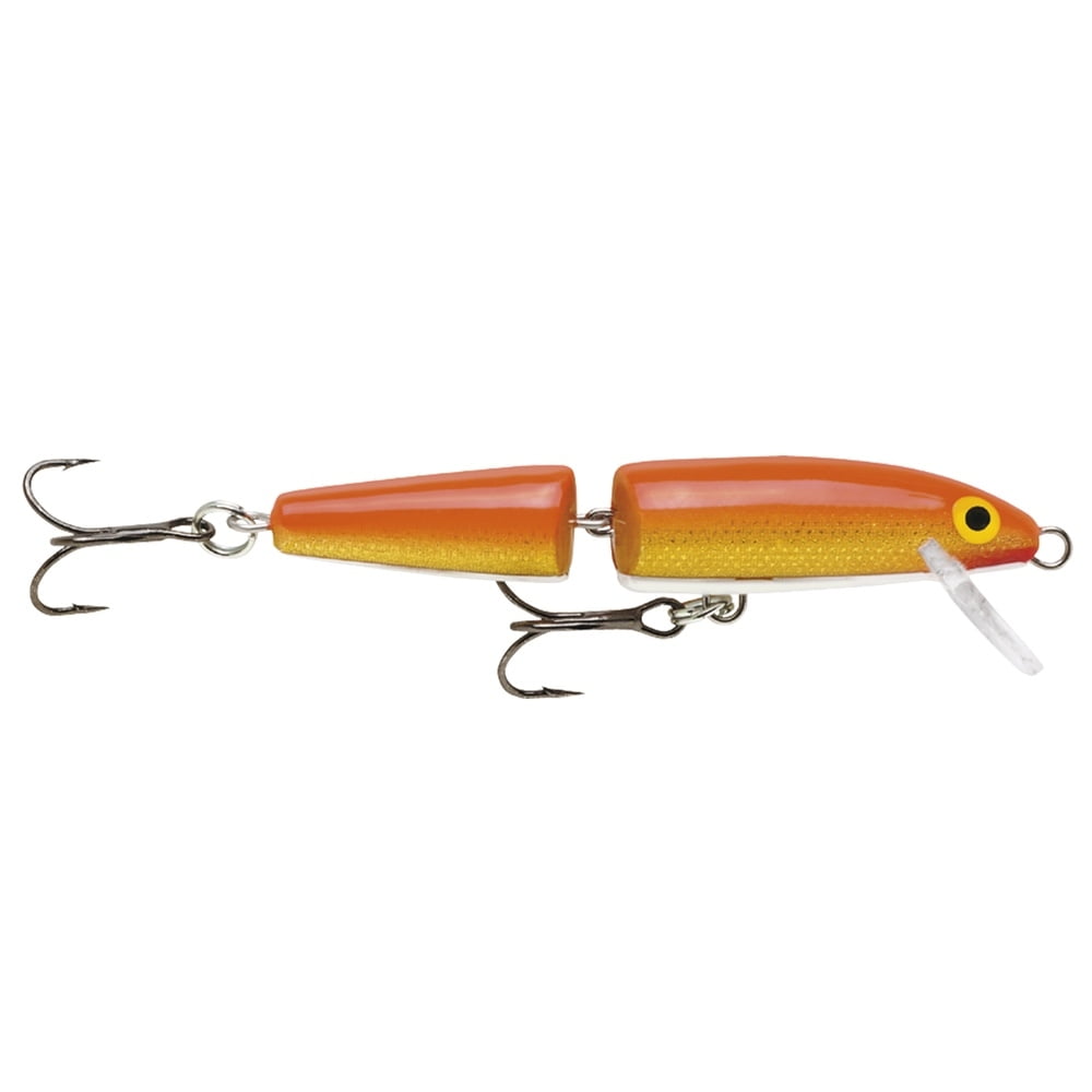 Rapala Jointed Floating 9cm - Gold Fluorescent Red