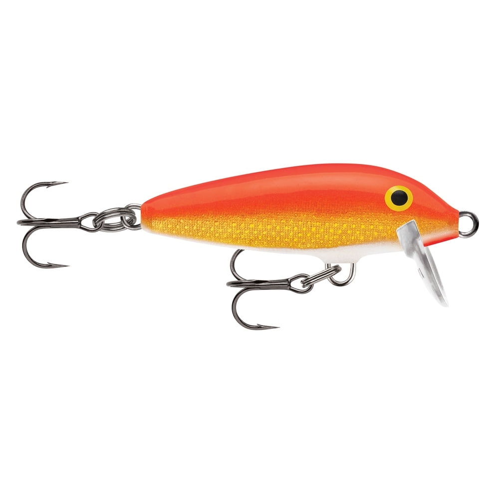 Rapala Original Floater 3cm - Gold Flourescent Red