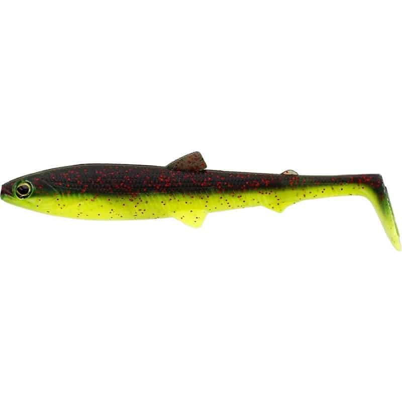 Westin BullTeez Shadtail 7,5cm 4g Black Chartreuse 1pcs