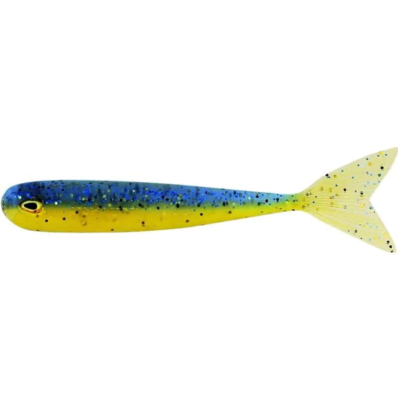 Westin Megateez V-Tail 9cm 4g Blue N' Yellow 3pcs