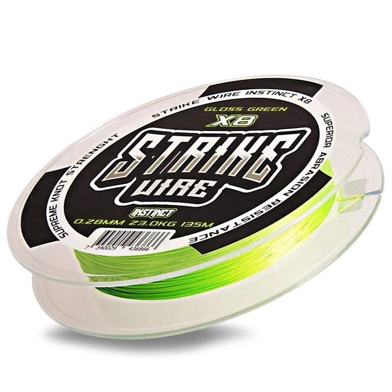 Strike Wire Instinct Braid X8 - 0,23mm/ 16kg -135m - Gloss Green