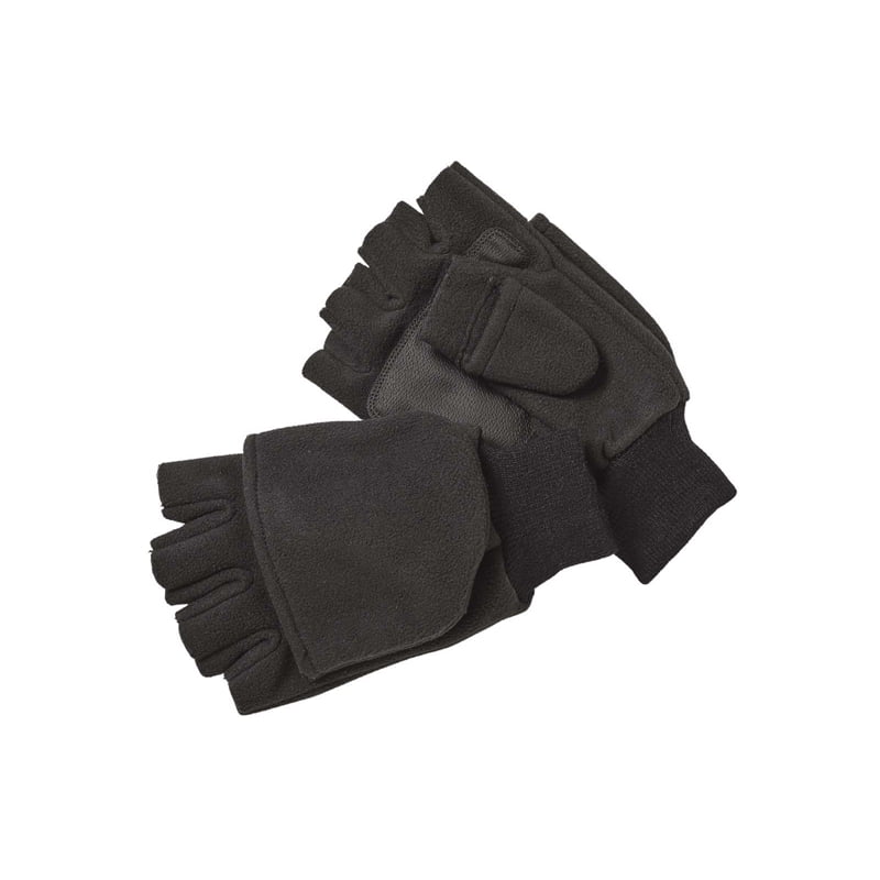 Kinetic Handskar Wind Stop Fold Over Mitt Storlek XL Svart