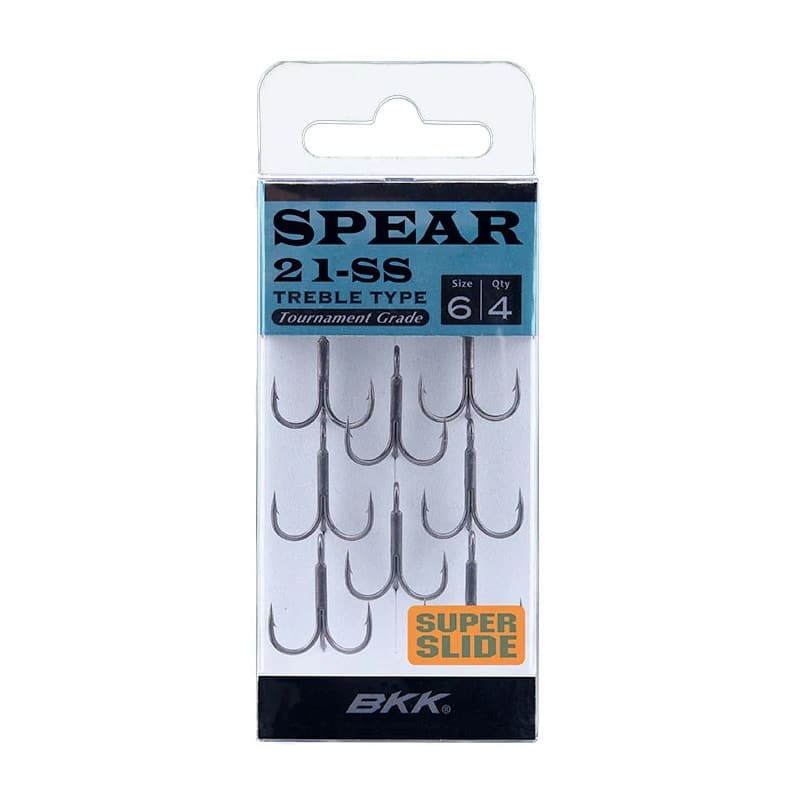 BKK  Spear-21 SS #10 Treble Hook 8-pack