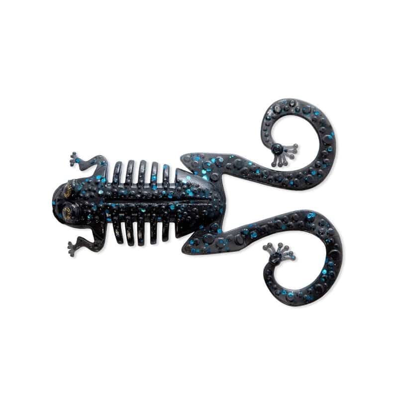 M-WAR Monkey Frog Medium Black Blue Flake 9,5cm - 7-pack