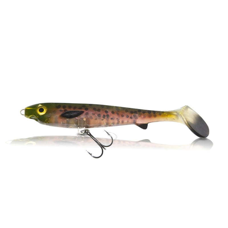 EJ Lures Flatnose Shad Jr Blood Moon  med Stinger 15cm - 2-pack