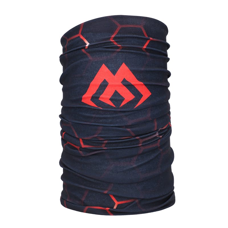 Mikado Neck Warmer 007 - Black/Red
