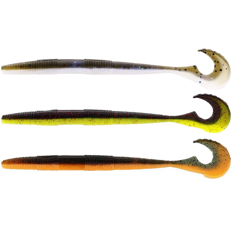 Westin Swimming Worm 13cm 5g Dark Water Mix 7 5pcs