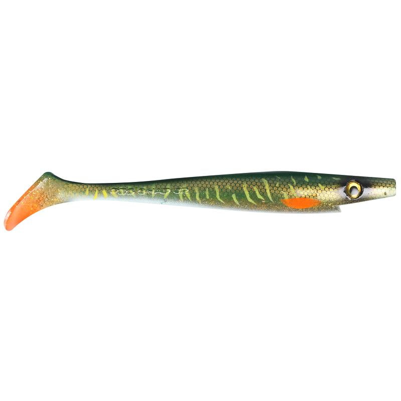 Pig Shad Junior - 20cm, 50g - Green Motoroil Pike UV - 2pcs