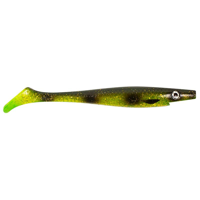 Pig Shad Junior - 20cm, 50g - Olive Spotted Bullhead - 2pcs