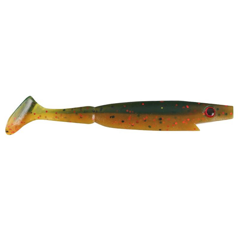 Piglet Shad - 10cm, 7g - Chartreuse Mullet - 6pcs