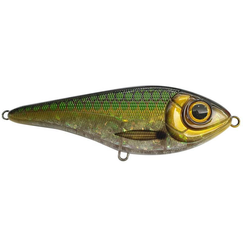 Strike Pro Buster Swim Bait - Slow Sink - 13cm - 65g - Emerald Herring