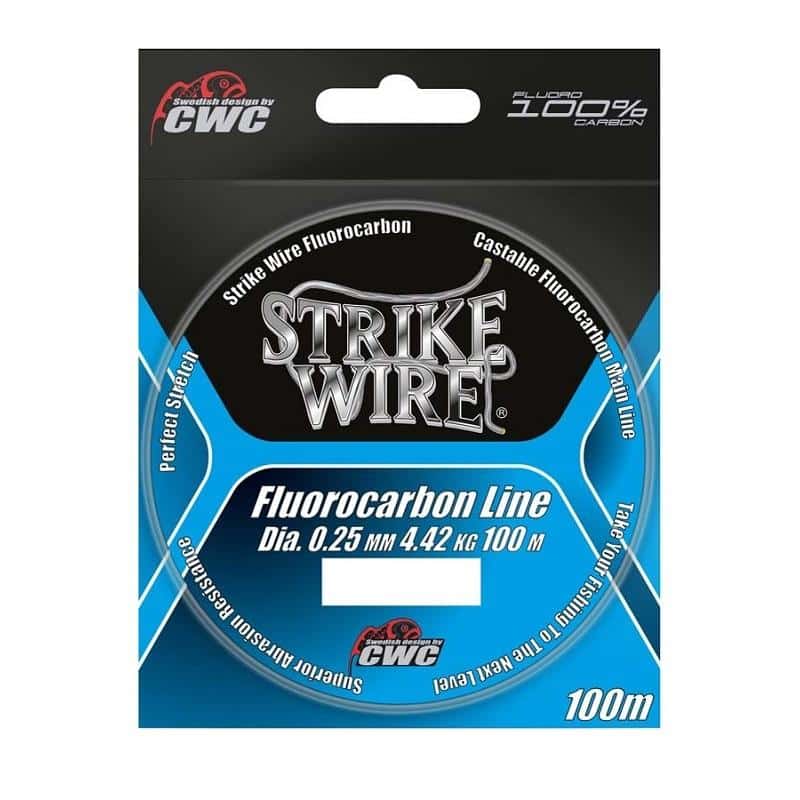Strike Wire Fluorocarbon - 0,28mm/5,31kg - 100m - Invisible - Fiskelina