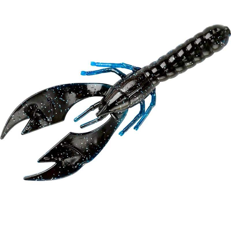 YUM Craw Papi 9cm Black Blue Shad 8pcs