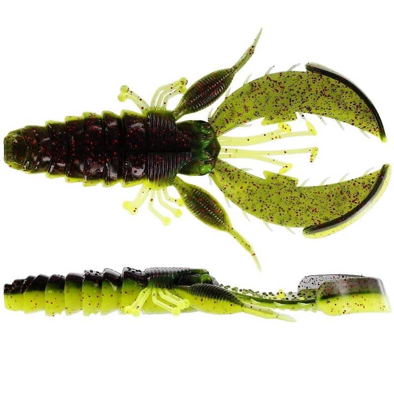Westin CreCraw Creaturebait 8,5cm 7g Black Chartreuse 5pc