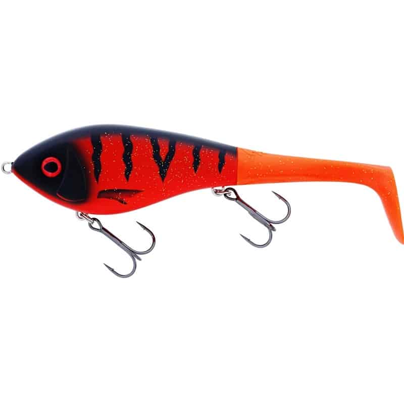 Westin Swim Tail 12cm 68g Sinking Fire 1 Body 2 Tails