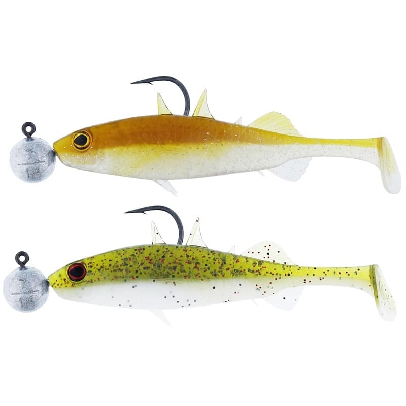 Westin Stanley The Stickleback Shadtail R 'N R 9cm 7g #4/0 Clear Water Mix 11 2pcs
