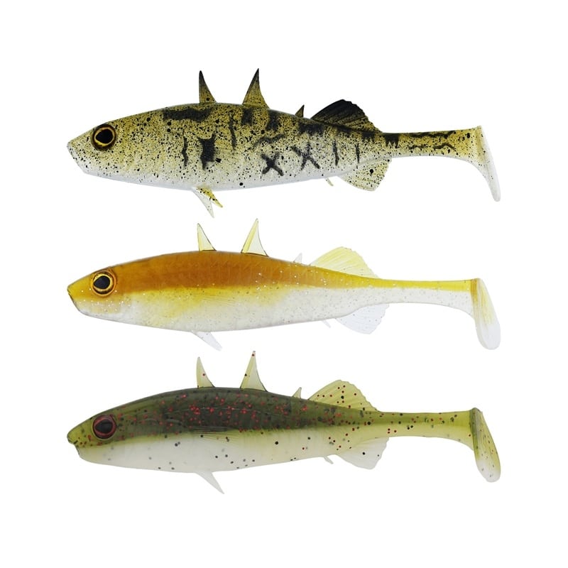 Westin Stanley The Stickleback Shadtail 9cm 7g Clear Water Mix 10 3pcs