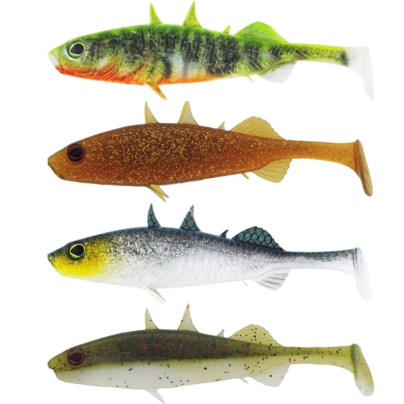 Westin Stanley The Stickleback Shadtail 5,5cm 1,5g Dark Water Mix 9 4pcs