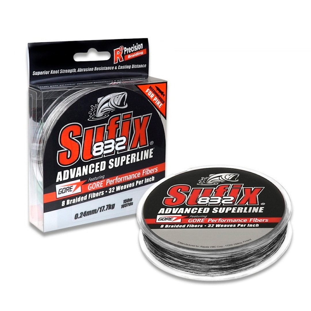 Sufix 832 Black Mamba 150 m flätlina 0,33 mm - Sufix