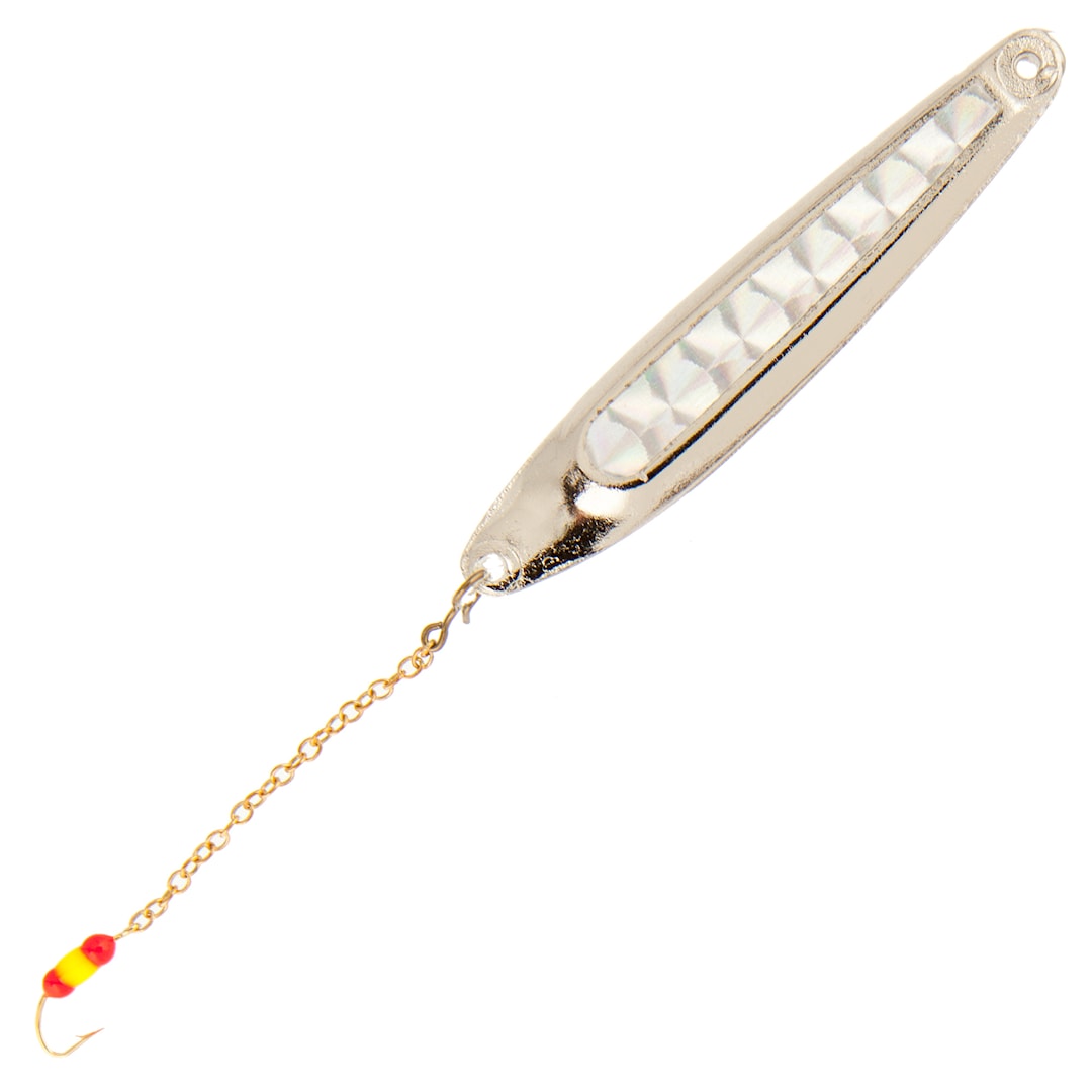 Väre silver 5 cm vertikalpirk - Väre-Pilkki