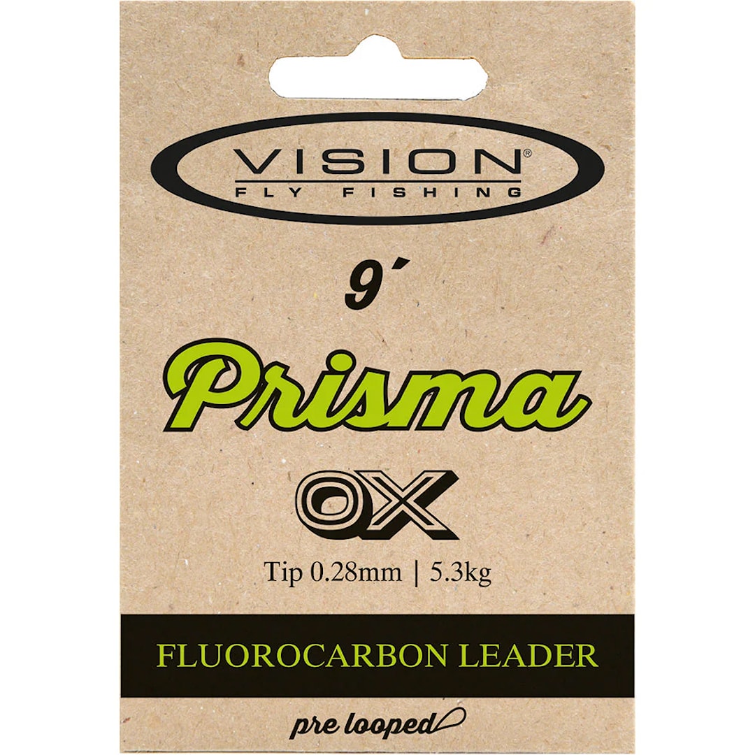 Vision Prisma Fluorocarbon Leader 9´ taperad tafs 3X - Vision