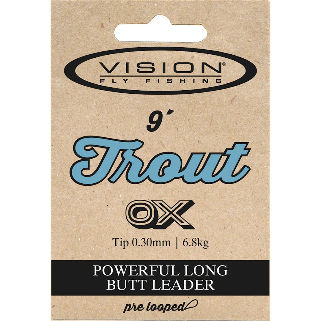 Vision Trout Leader 9´ taperad tafs 3X - Vision