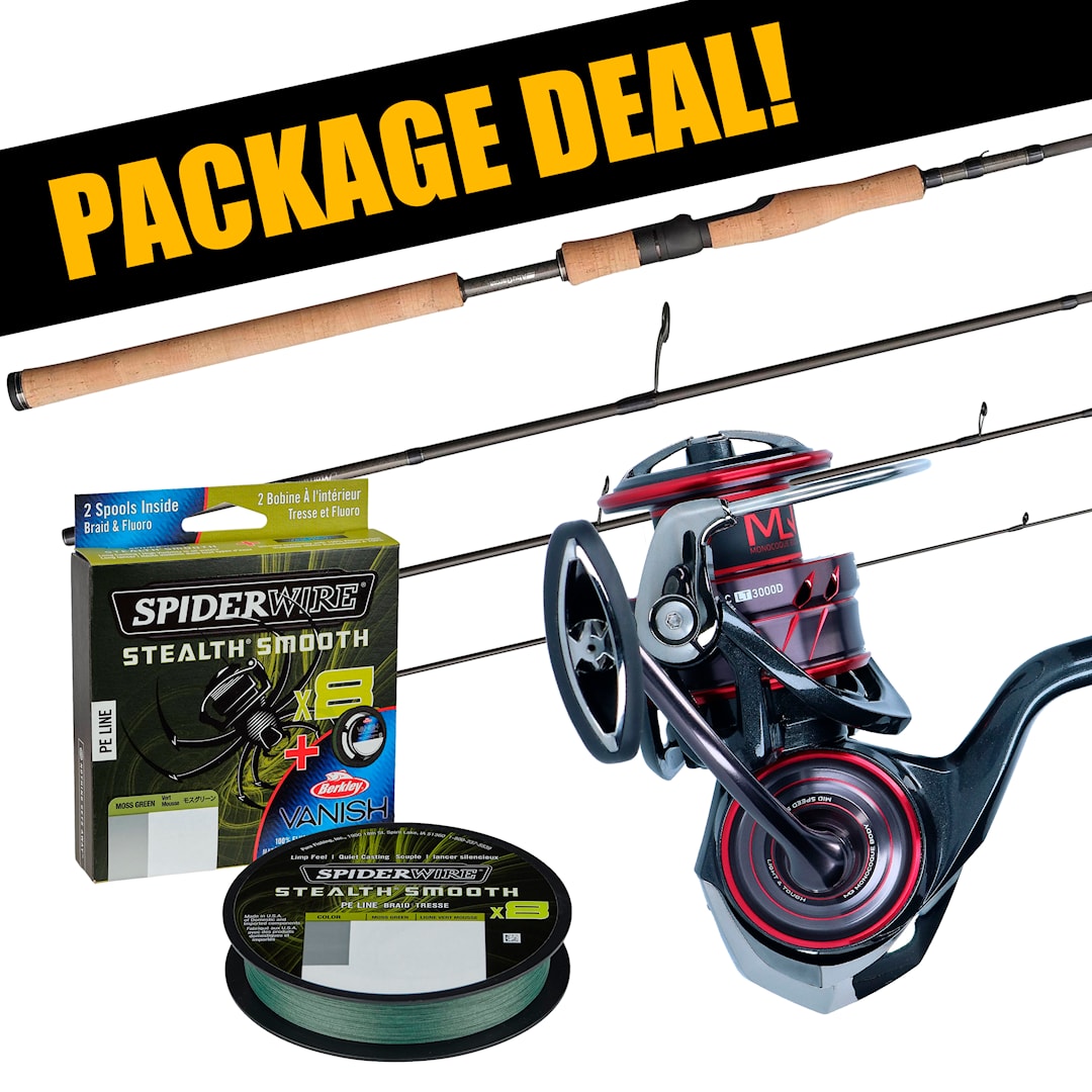 Abu Garcua Mörrum + Daiwa Ballistic haspelset med flätlina (öring) - Abu Garcia