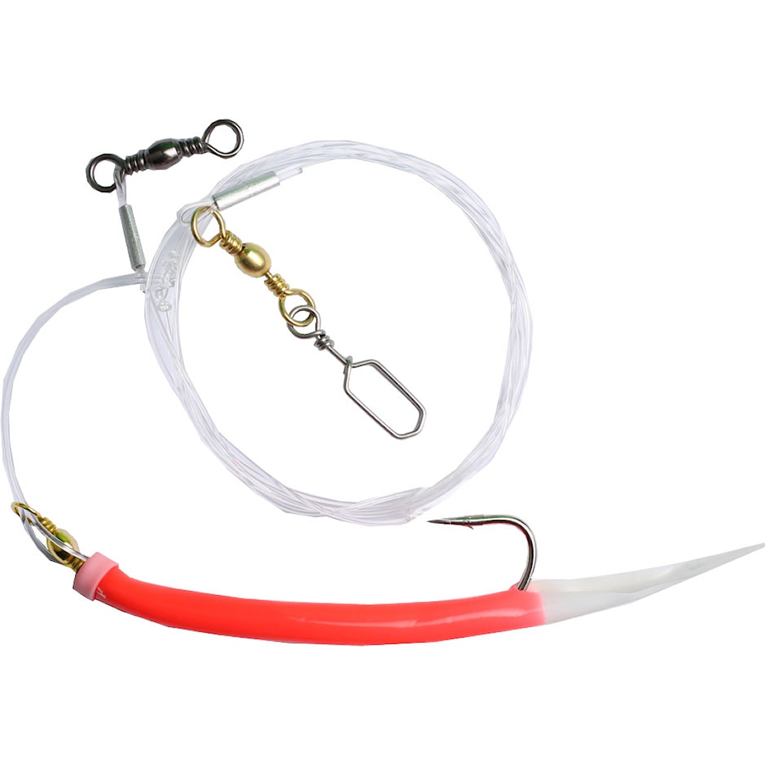 Wiggler havsfisketafs med gummimask - Wiggler